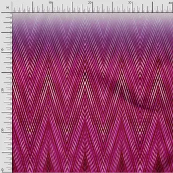 oneOone Хлопковая гибкая ткань с шевронным принтом BTY шириной 40 дюймов 42 Inch Wide - Viscose Chiffon синий