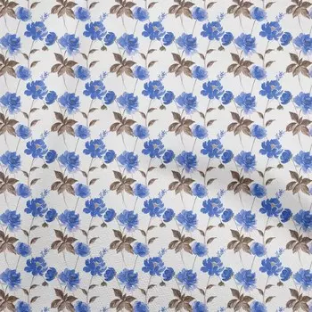 oneOone хлопковая гибкая ткань среднего синего цвета с цветочным принтом ткань для шитья во дворе с принтом «сделай сам» одежда швейные принадлежности 40 дюймов 42 Inch Wide - Viscose Chiffon зеленый лайм