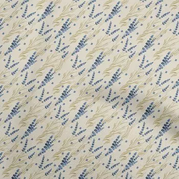 oneOone Хлопковая гибкая ткань среднего синего цвета, акварель, цветочные швейные ремесленные проекты, принты на ткани в ярдах, 40 дюймов 42 Inch Wide - Viscose Chiffon фиолетовый