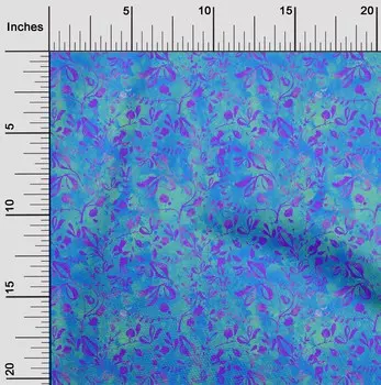 oneOone хлопковая гибкая ткань среднего синего цвета ткань для шитья батика во дворе с принтом Diy одежда швейные принадлежности 40 дюймов 42 Inch Wide - Viscose Chiffon средний синий