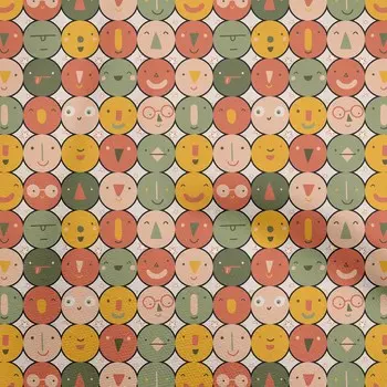 OneOone Хлопковая гибкая ткань темно-персикового цвета, детские круглые принадлежности для квилтинга, ткань для шитья с принтом во дворе, 40 дюймов 42 Inch Wide - Viscose Chiffon бежевый