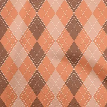 OneOone Хлопковая гибкая ткань темно-персикового цвета, швейный материал в клетку, ткань с принтом в ярдах, 40 дюймов 42 Inch Wide - Viscose Chiffon коричневый