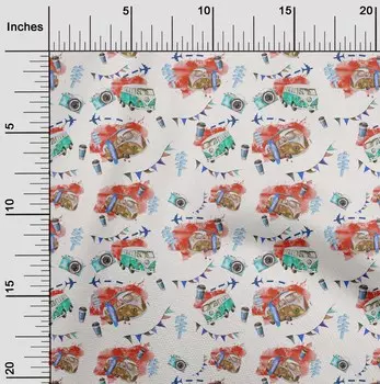 OneOone Хлопковая гибкая ткань темно-персикового цвета, стекло | дорожная ткань для фургонов и фотоаппаратов для шитья, ткань для рукоделия с принтом в ярде, 40 дюймов 42 Inch Wide - Viscose Chiffon синий