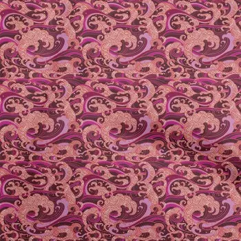 oneOone хлопковая гибкая ткань темно-пурпурного цвета азиатская японская волнистая ткань для шитья ремесленная ткань с принтом в дворе 40 дюймов 42 Inch Wide - Viscose Chiffon зелёный