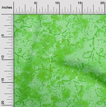 OneOone Хлопковая гибкая зеленая ткань Батик Ткань для шитья Печатная ткань для рукоделия в ярдах 40 дюймов 42 Inch Wide - Viscose Chiffon средний синий