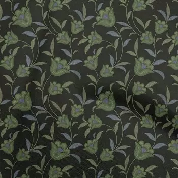 OneOone хлопковая гибкая зеленая ткань для шитья в горошек с цветочным принтом во дворе с принтом, принадлежности для шитья одежды своими руками, 40 дюймов 42 Inch Wide - Viscose Chiffon серый