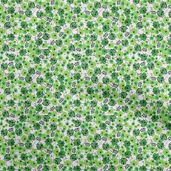 oneOone Хлопковая гибкая зеленая ткань с абстрактным цветочным шитьем, поделками, тканевым принтом в ярдах, 40 дюймов 42InchWide-ViscoseChiffon светло-синий