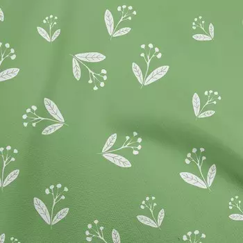 OneOone Хлопковая гибкая зеленая ткань с цветочным принтом, принадлежности для шитья, ткань для шитья в ярдах, 40 дюймов 42 Inch Wide - Viscose Chiffon зелёный