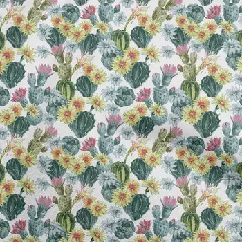 OneOone Хлопковая гибкая желтая ткань кактус «сделай сам», одежда для квилтинга, ткань с принтом в ярдах, 40 дюймов 42 Inch Wide - Viscose Chiffon грушевый