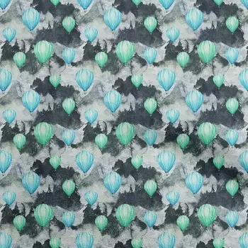 oneOone хлопковая поплин пыльно-бирюзовая зеленая ткань дорожные принадлежности для квилтинга ткань для шитья с принтом во дворе 42 дюйма 42 Inch Wide - Viscose Chiffon зелёный