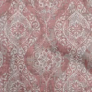 OneOone Хлопковая поплин пыльно-розовая ткань Азиатская одежда своими руками Лоскутная ткань Ткань с принтом в ярдах 42 дюйма 42 Inch Wide - Viscose Chiffon светло-синий