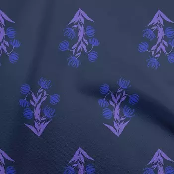 OneOone Хлопковая поплин темно-бежевая ткань с блочным принтом для шитья ткань для рукоделия с принтом в ярдах 42 дюйма 42 Inch Wide - Viscose Chiffon бежевый