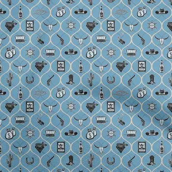 oneOone Хлопковая поплиновая синяя ткань Ковбойское шитье Ремесленные проекты Тканевые принты в ярдах 42 дюйма 42 Inch Wide - Viscose Chiffon серый