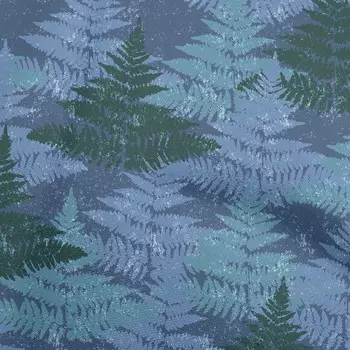 OneOone Хлопковая поплиновая синяя ткань Тропический швейный материал Ткань с принтом в ярдах 42 дюйма 42 Inch Wide - Viscose Chiffon синий