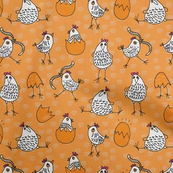 OneOone хлопковая поплиновая желтая ткань каваи, принадлежности для квилтинга, ткань для шитья с принтом во дворе, 42 дюйма 42 Inch Wide - Cotton Cambric маджента