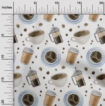 OneOone хлопок батист белая ткань принадлежности для квилтинга кофе ткань для шитья с принтом во дворе 42 дюйма 42 Inch Wide - Viscose Chiffon белый