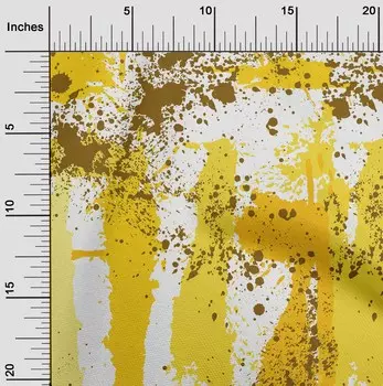 OneOone хлопок батист желтая ткань тай-дай швейная ткань во дворе с принтом DIY принадлежности для шитья одежды 42 дюйма 42 Inch Wide - Viscose Chiffon жёлтый