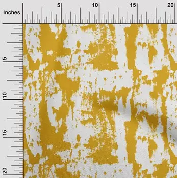 OneOone хлопок батист желтая ткань тай-дай швейная ткань во дворе с принтом DIY принадлежности для шитья одежды 42 дюйма 42 Inch Wide - Viscose Chiffon жёлтый