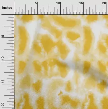 oneOone хлопок батистовая желтая ткань галстук краситель швейный материал ткань с принтом в ярдах 42 дюйма 42 Inch Wide - Viscose Chiffon жёлтый