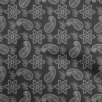 oneOone Хлопок Flex Черная ткань Цветочное стегание Принадлежности Принт Швейная ткань Двор 40 дюймов 42 Inch Wide - Viscose Chiffon аква голубой