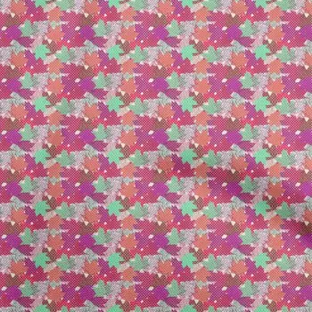 oneOone хлопок Flex фуксия розовый ткань абстрактный швейный материал ткань с принтом в ярдах 40 дюймов 42 Inch Wide - Viscose Chiffon коричневый