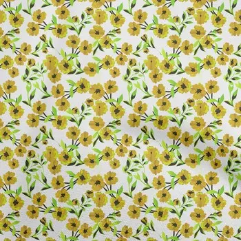 oneOone хлопок Flex Gamboge желтая ткань цветочный швейный материал ткань с принтом в ярдах 40 дюймов 42 Inch Wide - Viscose Chiffon розовый