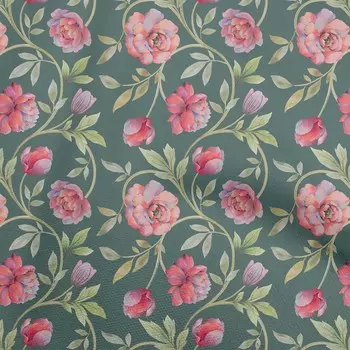 oneOone хлопок Flex коричневая ткань цветочный швейный материал ткань с принтом в ярдах 40 дюймов 42 Inch Wide - Viscose Chiffon синий