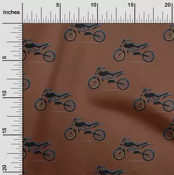 oneOone хлопок Flex коричневая ткань велосипедный транспорт Diy одежда стеганая ткань ткань с принтом на дворе 40 дюймов 42 Inch Wide - Viscose Chiffon синий