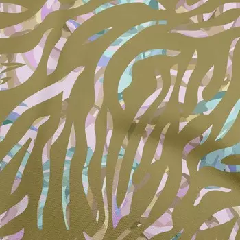 oneOone хлопок Flex оливково-зеленая ткань тропические листья монстеры Diy одежда стеганая ткань ткань с принтом на дворе 40 дюймов 42 Inch Wide - Viscose Chiffon коричневый