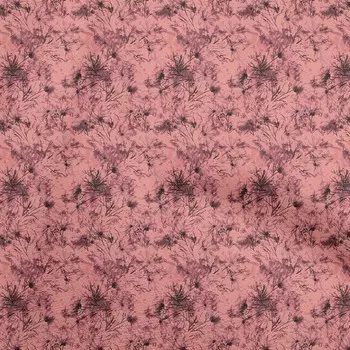 oneOone хлопок Flex персиковая ткань абстрактный цветочный швейный материал ткань с принтом в ярдах 40 дюймов 42 Inch Wide - Viscose Chiffon красный