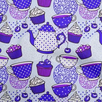 oneOone хлопок Flex пыльная синяя ткань чайник для чаепития швейные ремесленные проекты тканевые принты в дворах 40 дюймов 42 Inch Wide - Viscose Chiffon синий