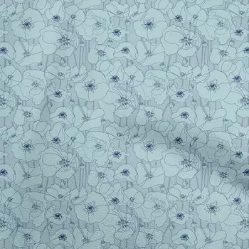 oneOone хлопок Flex светло-голубая ткань абстрактный цветочный материал платья ткань ткань с принтом в ярдах 40 дюймов 42 Inch Wide - Viscose Chiffon розовый