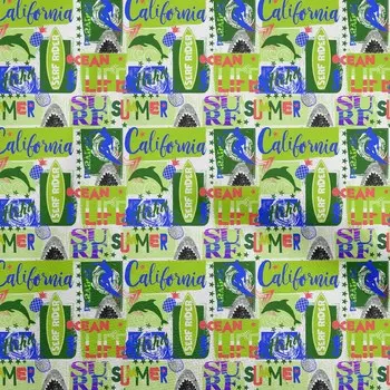 oneOone хлопок Flex светло-зеленая ткань California Ocean Ride швейные ремесленные проекты печать на ткани в ярдах 40 дюймов 42 Inch Wide - Viscose Chiffon розовый