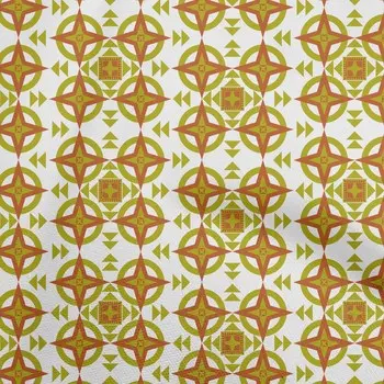 oneOone хлопок Flex светло-зеленая ткань геометрический швейный материал ткань с принтом в ярдах 40 дюймов 42 Inch Wide - Viscose Chiffon зелёный