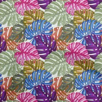 oneOone хлопок Flex темно-оливково-зеленая ткань ткань для шитья тропических листьев во дворе с принтом Diy одежда швейные принадлежности 40 дюймов 42 Inch Wide - Viscose Chiffon коричневый