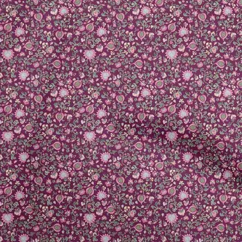 oneOone хлопок Flex темно-пурпурная ткань азиатские сюзане швейные ремесленные проекты печать на ткани в ярдах 40 дюймов 42 Inch Wide - Viscose Chiffon чёрный