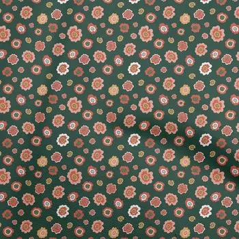 oneOone хлопок Flex темно-зеленая ткань азиатские ретро цветочные швейные ремесленные проекты тканевые принты в ярдах 40 дюймов 42 Inch Wide - Viscose Chiffon чёрный