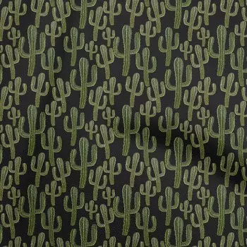 oneOone хлопок Flex темно-зеленая ткань кактус Diy одежда стеганая ткань ткань с принтом в дворе 40 дюймов 42 Inch Wide - Viscose Chiffon синий