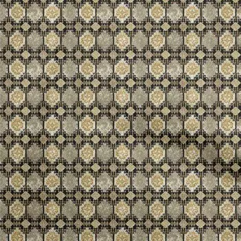 OneOone хлопок поплин черная ткань азиатский килим одежда «сделай сам» ткань для квилтинга ткань с принтом в ярдах 42 дюйма 42 Inch Wide - Viscose Chiffon чёрный