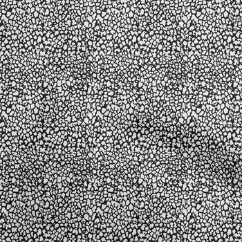 oneOone Хлопок Поплин Черная ткань из кожи животного Материал платья Ткань с принтом Ткань в ярдах 42 дюйма 42 Inch Wide - Viscose Chiffon чёрный