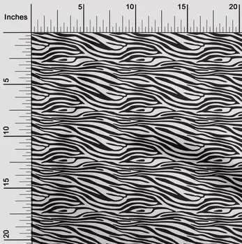 OneOone хлопок поплин черная ткань шкуры животных швейная ткань во дворе с принтом «сделай сам» принадлежности для шитья одежды 42 дюйма 42 Inch Wide - Viscose Chiffon чёрный