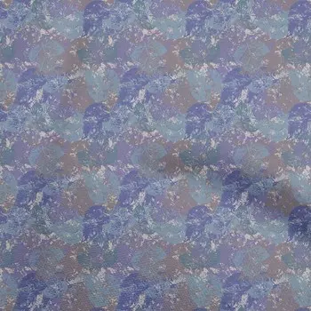 oneOone хлопок поплин голубовато-фиолетовая ткань осенние листья ткань для шитья во дворе с принтом Diy одежда швейные принадлежности 42 дюйма 42 Inch Wide - Viscose Chiffon фиолетовый