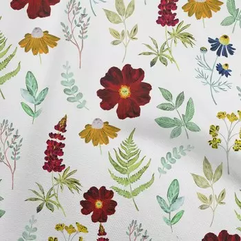 OneOone Хлопок Поплин Коричневая Ткань Цветочные Акварельные Швейные Ремесленные Проекты Тканевые Принты В Ярдах 42 Дюйма 42 Inch Wide - Viscose Chiffon коричневый