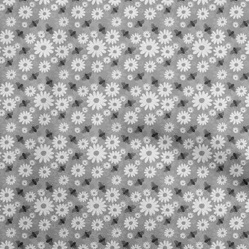 oneOone хлопок поплин серая ткань медоносные пчелы ремесленные проекты декоративная ткань с принтом во дворе 42 дюйма 42 Inch Wide - Viscose Chiffon серый