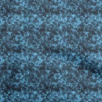 oneOone хлопок поплин синяя ткань абстрактная цветочная швейная ткань во дворе с принтом Diy одежда швейные принадлежности 42 дюйма 42 Inch Wide - Viscose Chiffon синий