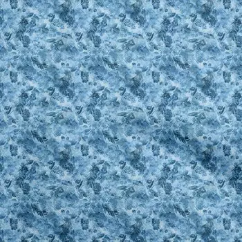 oneOone хлопок поплин синяя ткань абстрактные цветочные швейные ремесленные проекты печать на ткани в ярдах 42 дюйма 42 Inch Wide - Viscose Chiffon синий