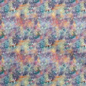 oneOone хлопок поплин синяя ткань абстрактные цветочные стеганые принадлежности принт швейная ткань в дворе 42 дюйма 42 Inch Wide - Viscose Chiffon синий