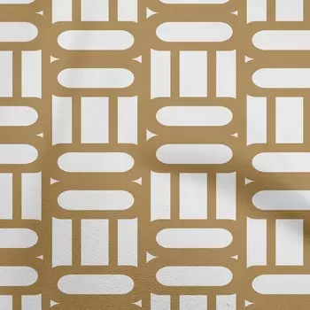 oneOone Жоржет Вискоза Коричневая ткань Платье с геометрическим рисунком Материал Ткань с принтом Ткань в ярдах 42 дюйма 42 Inch Wide - Viscose Chiffon коричневый