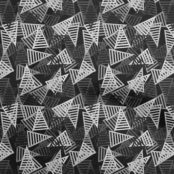 OneOone Жоржет Вискозная серая ткань для шитья с геометрическим рисунком Ткань с принтом в ярдах 42 дюйма 42 Inch Wide - Viscose Chiffon зелёный