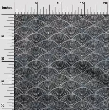 oneOone Жоржет вискозная черная ткань для платья с блоками Материал Ткань с принтом Ткань в ярдах 42 дюйма 42 Inch Wide - Viscose Chiffon синий